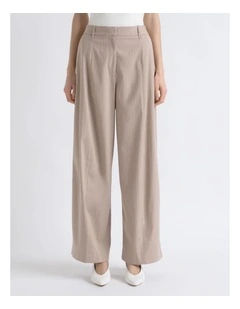 High Waisted Pinstripe Pant