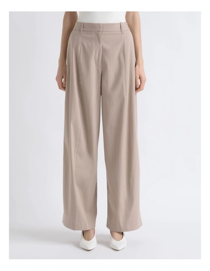 High Waisted Pinstripe Pant image 1