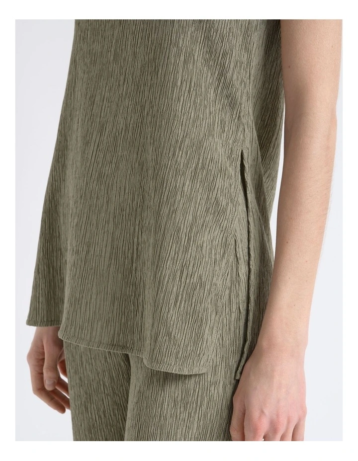 Textured Fitted Top image 1