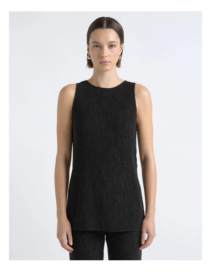 Textured Fitted Top image 3