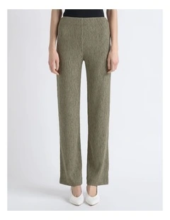 Textured Fitted Pant