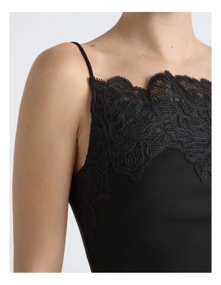 Lace Neckline Mini Dress image 6