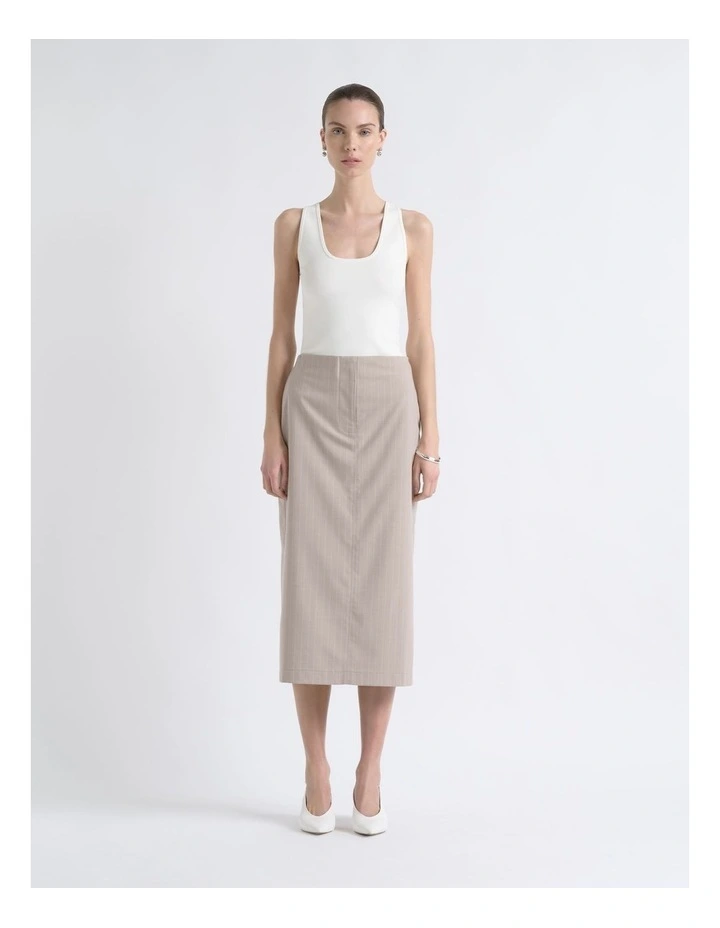 Grown On Pinstripe Skirt image 1