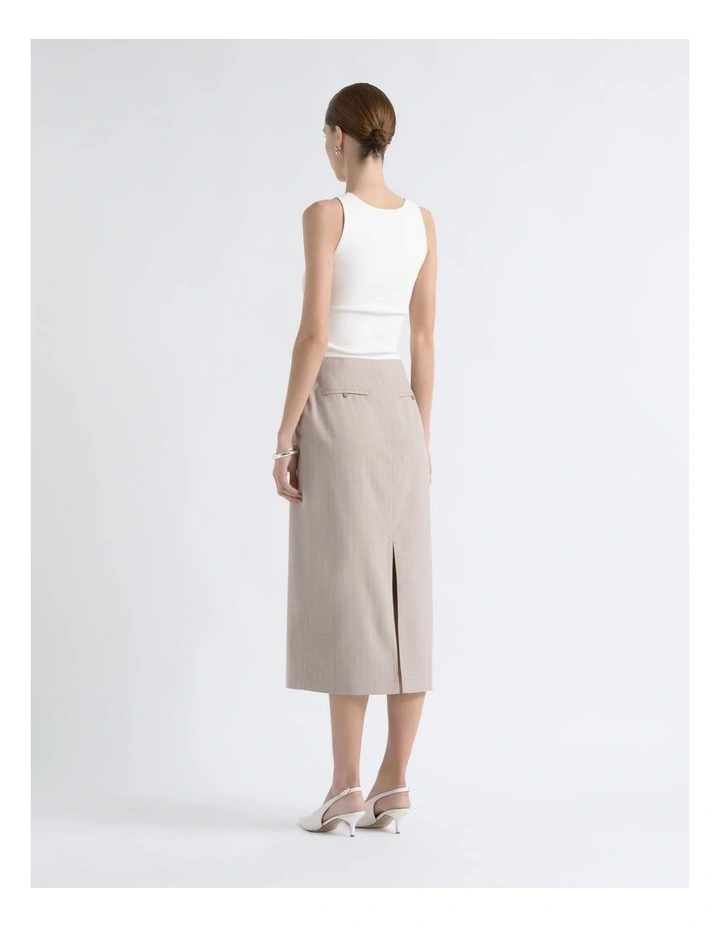 Grown On Pinstripe Skirt image 2