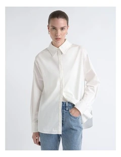 Relaxed Fit Collared Shirt