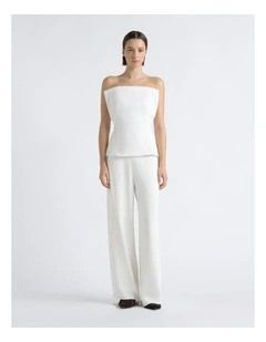 Strapless Sculptural Top