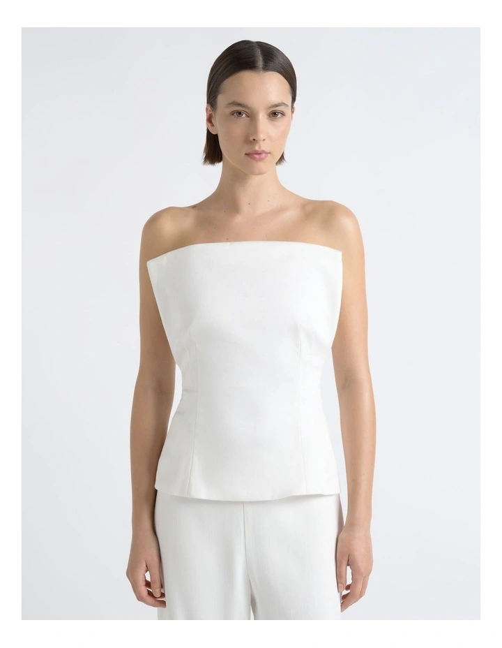Strapless Sculptural Top image 3