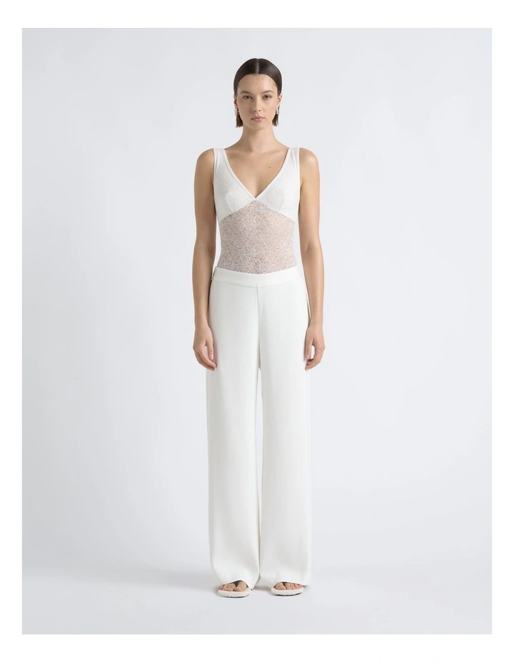 Scoop Neck Lace Bodysuit image 1