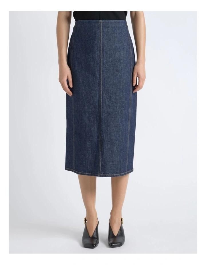 Denim Pencil Skirt image 3