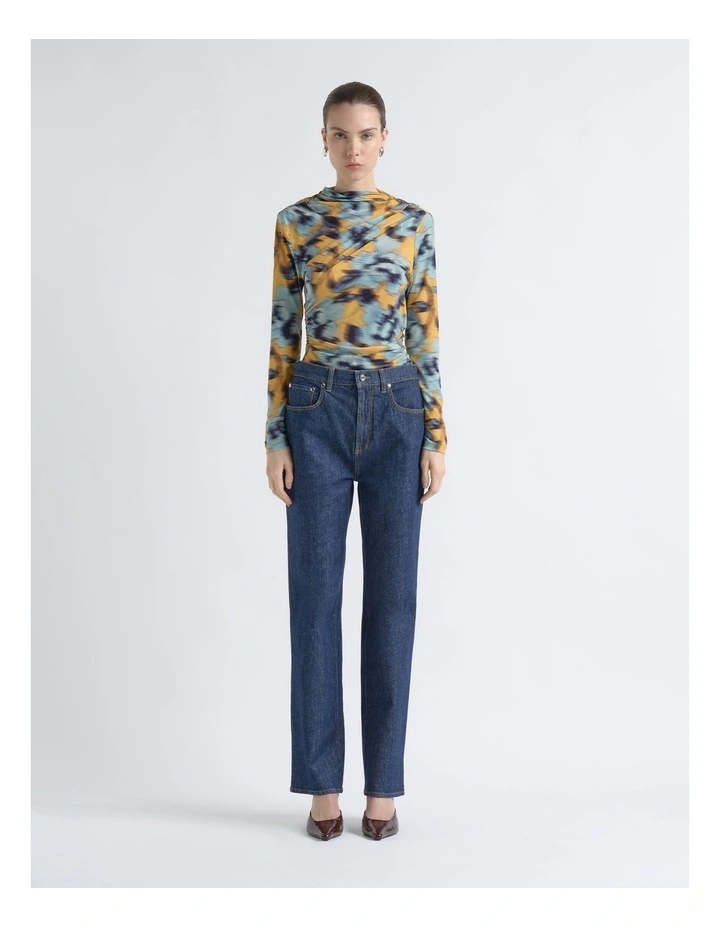 High Rise Slim Leg Jean image 1
