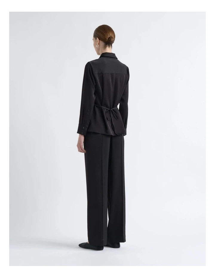 Satin Pin Tuck Shirt image 3