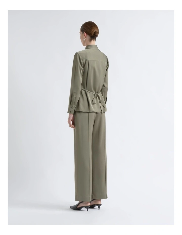 Satin Pin Tuck Shirt image 3