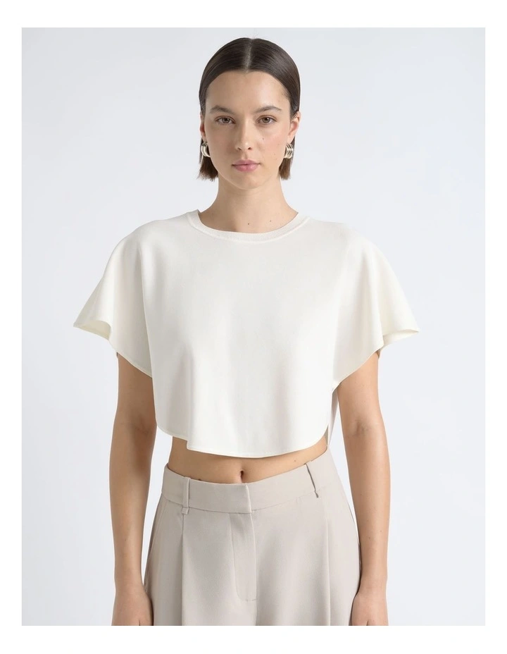 Round Hem Knit Crew image 3