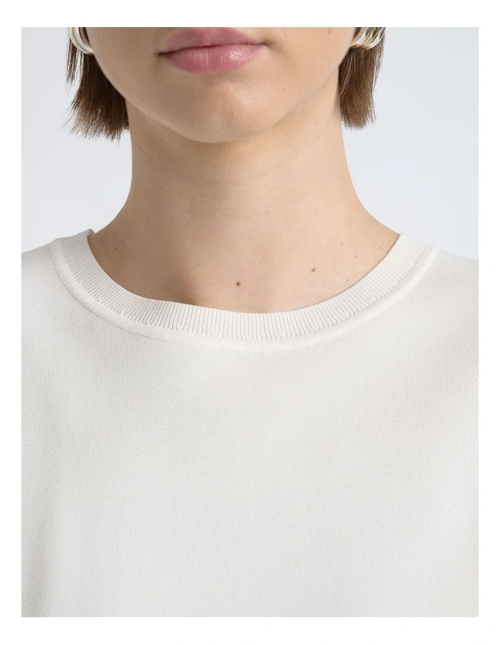 Round Hem Knit Crew image 4