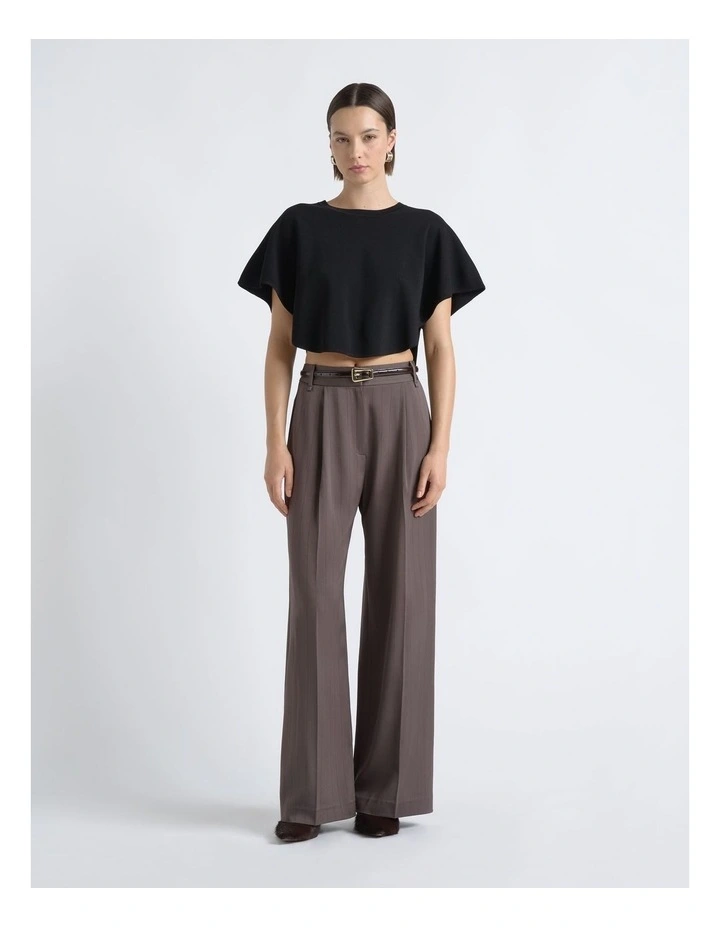 Round Hem Knit Crew image 1