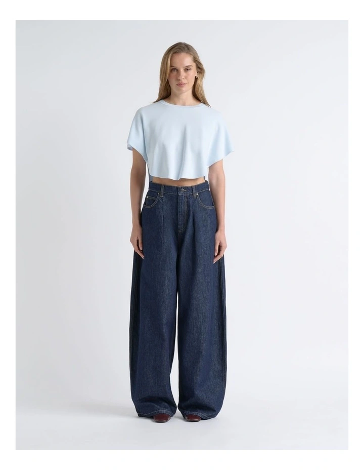 Round Hem Knit Crew image 1
