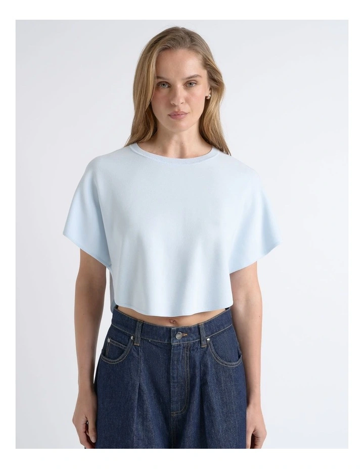 Round Hem Knit Crew image 3