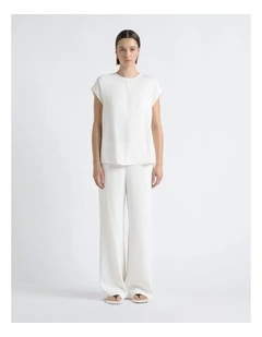Soft Sleeve Shell Top