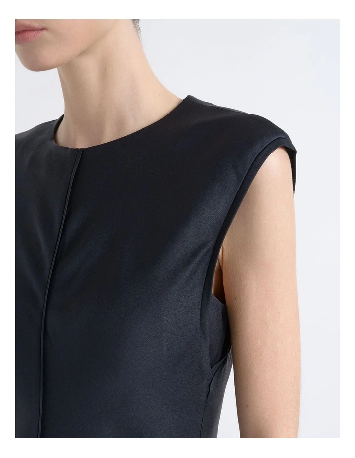 Satin Bias Midi Dress image 4