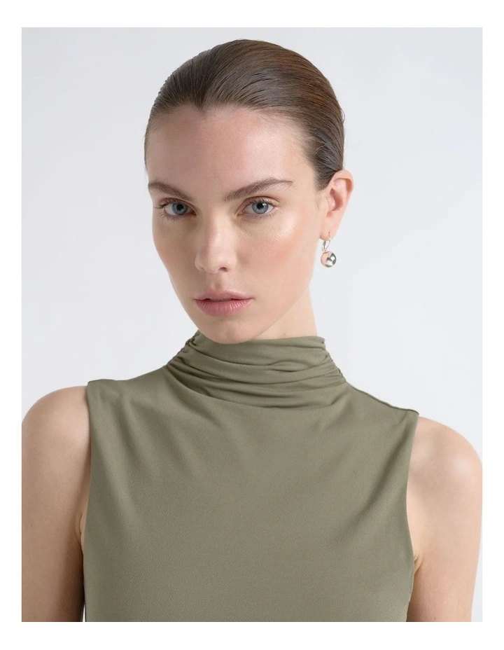 Ruched Mesh Top image 1