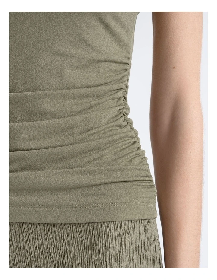 Ruched Mesh Top image 5