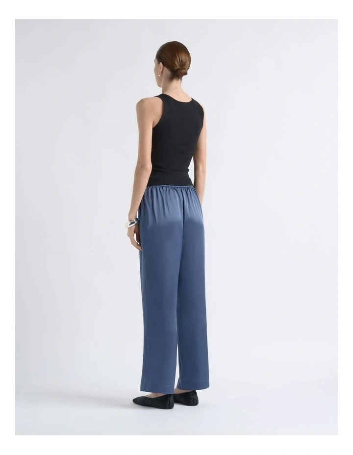 Satin High Waisted Pant image 2