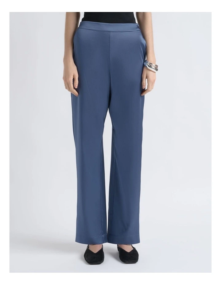 Satin High Waisted Pant image 3