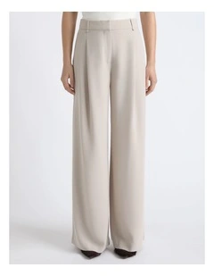 Crepe Wide Leg Pant