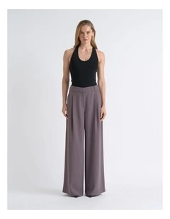 Crepe Wide Leg Pant
