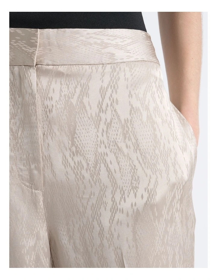 Relaxed Fit Jacquard Pants image 2