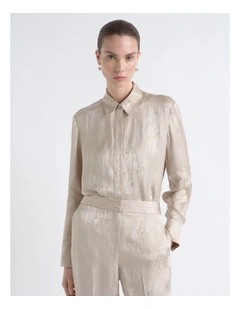 Relaxed Fit Jacquard Shirt