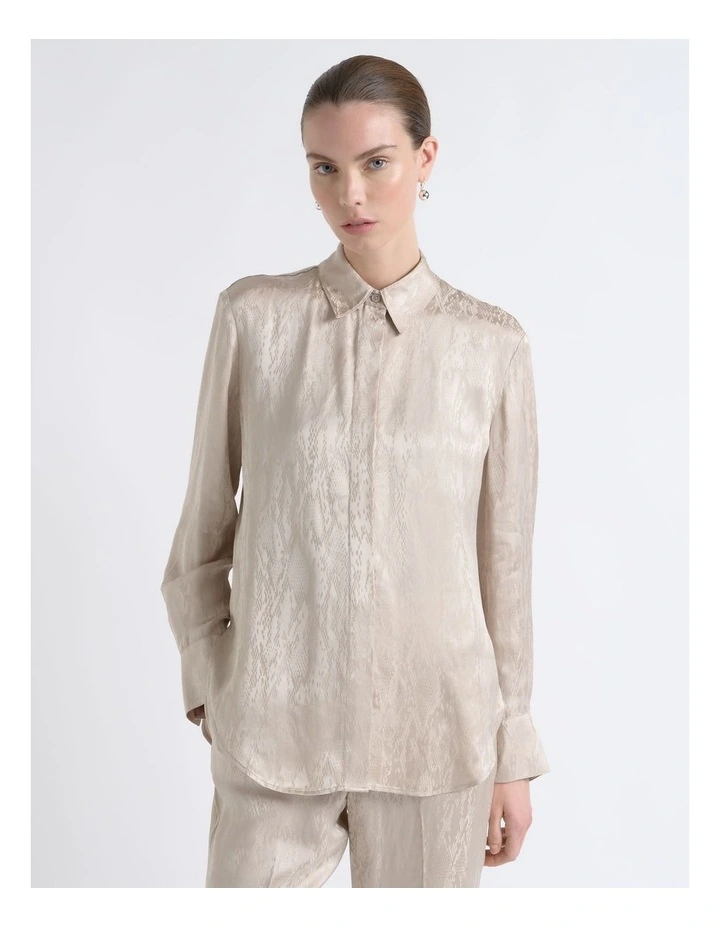 Relaxed Fit Jacquard Shirt image 7