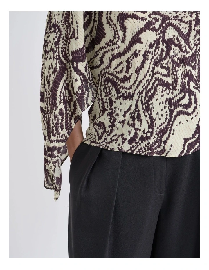 Draped Sleeve Top image 4