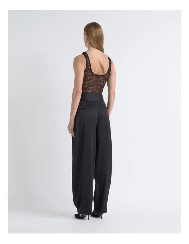 High Waisted Wrap Barrel Leg Pant image 2
