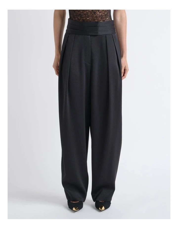 High Waisted Wrap Barrel Leg Pant image 3