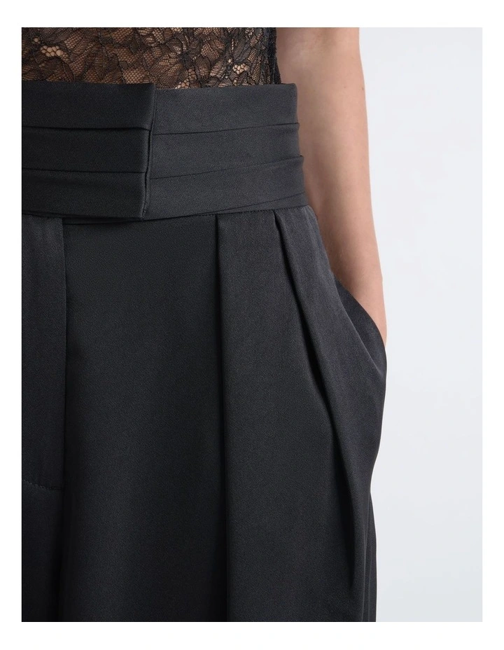 High Waisted Wrap Barrel Leg Pant image 4