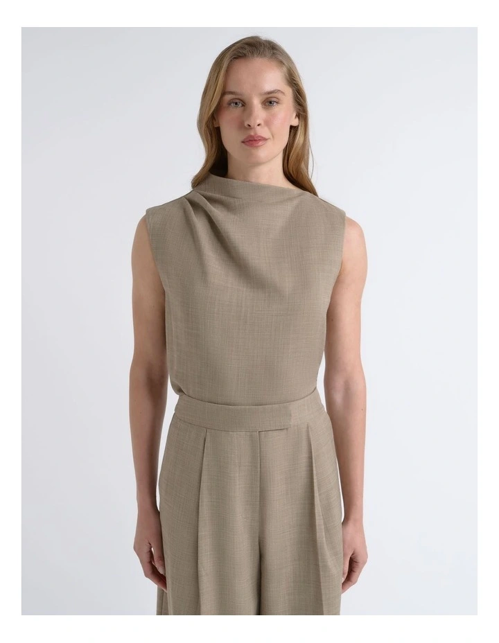 Asymmetric Tuck Top image 5