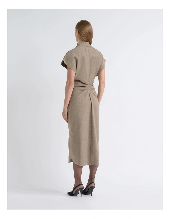 Melange Shirt Dress image 2