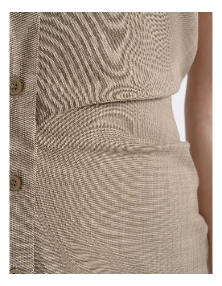Melange Shirt Dress image 4