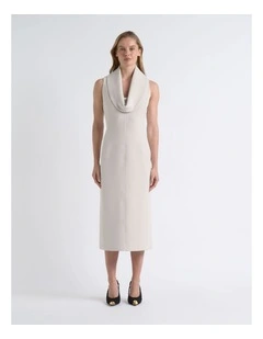 Roll Neck Midi Dress