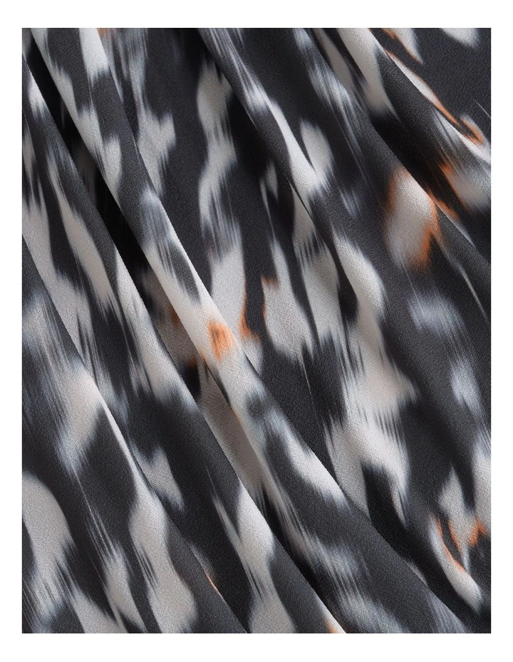 Skin Fade Asymmetric Midi Dress image 4