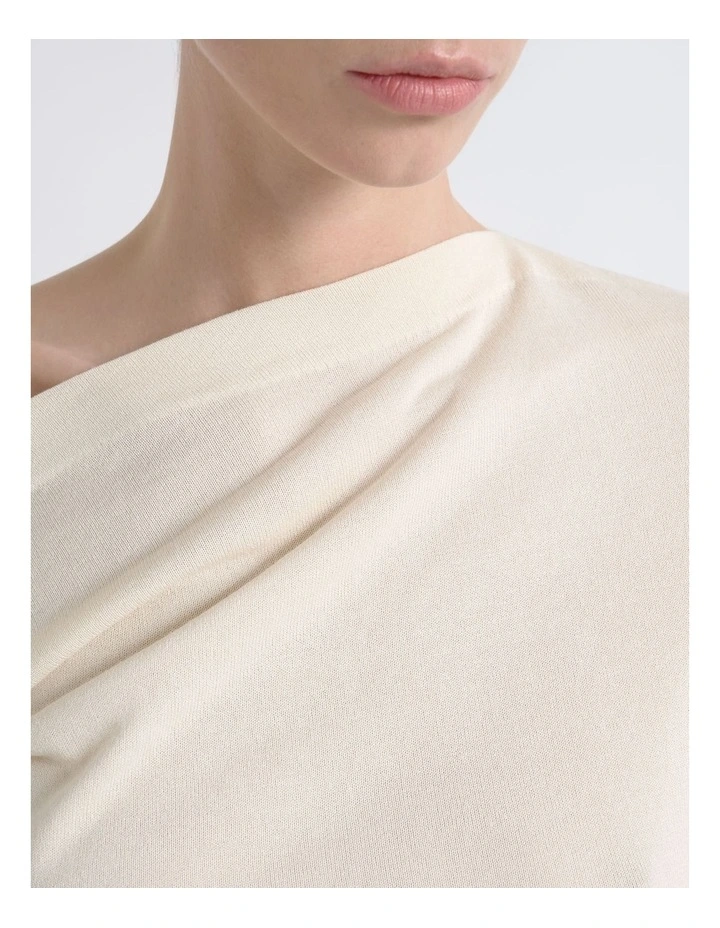 Off Shoulder Knit Tee image 4