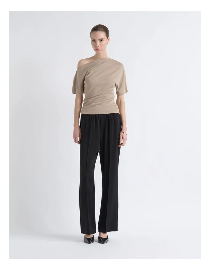 Off Shoulder Knit Tee image 3