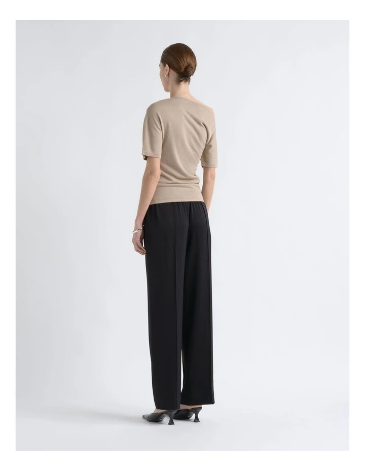 Off Shoulder Knit Tee image 4