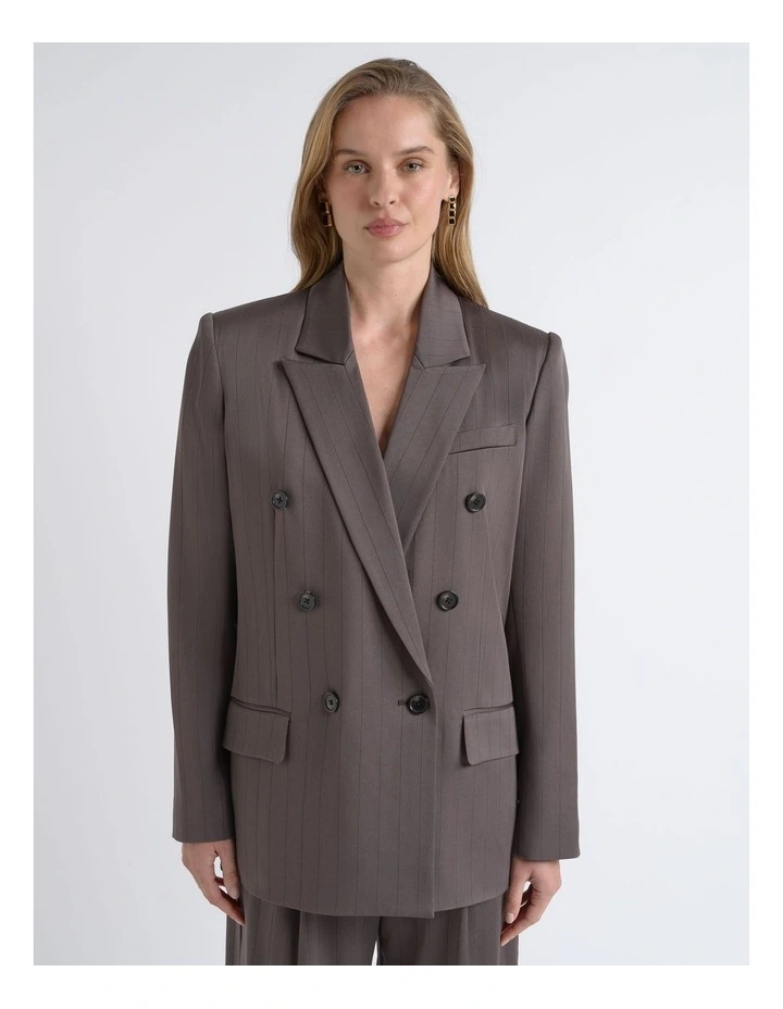 Relaxed Fit Double Breasted Blazer image 3