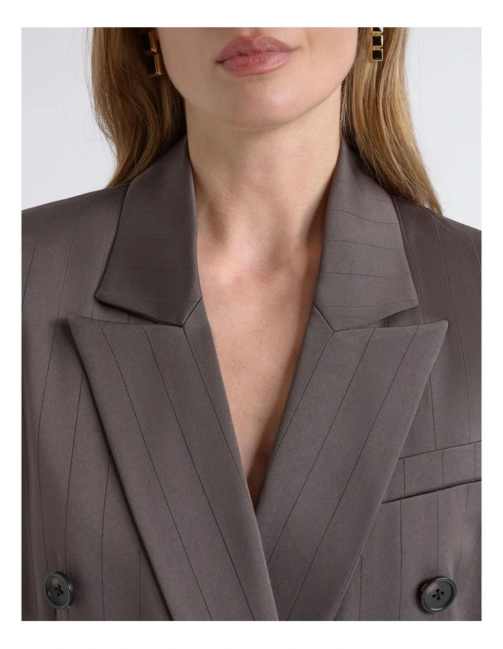 Relaxed Fit Double Breasted Blazer image 4