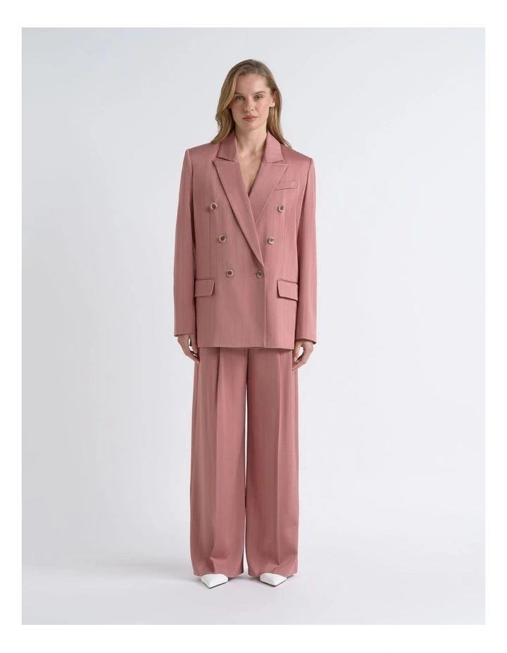 Relaxed Fit Double Breasted Blazer image 1