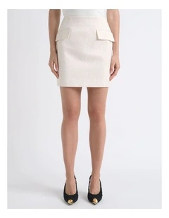 Jacquard Mini Skirt
