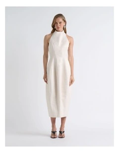 Jacquard Tulip Midi Dress