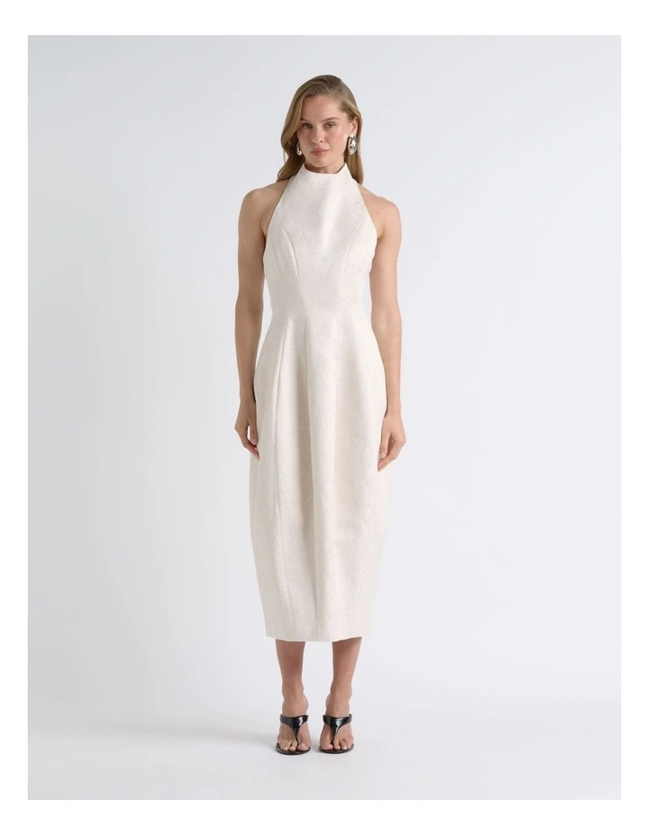 Jacquard Tulip Midi Dress image 1